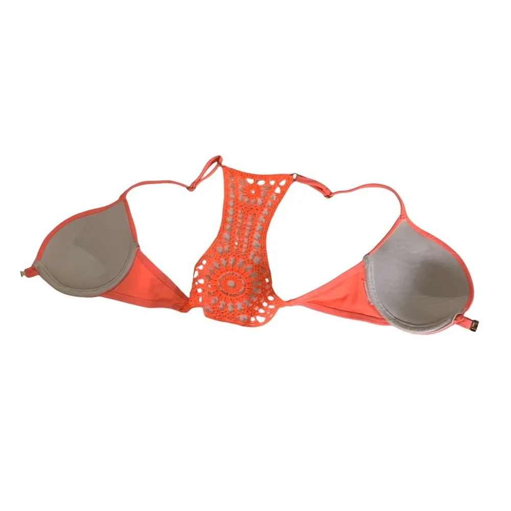 Lot of 5 Bikini Swim Tops Smocked Corset Bustier‎ Swimwear XS/S Festival Beach